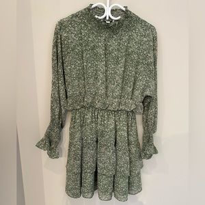 Petal & pup green floral formal special occasion dress